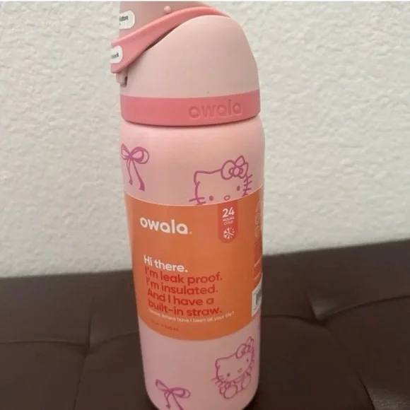 Owala pink with Hello Kitty Design - Picture 1 of 1